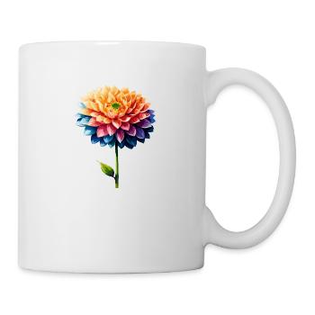 Flower Power - Tasse - Weiß - Rechts