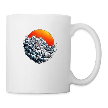 Big Wave After Sunset - Mug - white - Right