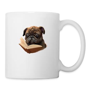 Bulldog Dogs Read Book Dog Dog Owners - Mug - white - Right