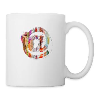 Internet email www drôle de mème grunge tech leters - Mug blanc - blanc - Droite