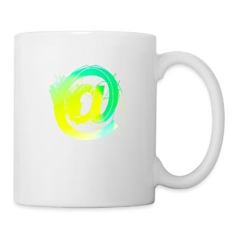 Internet email www drôle de mème grunge tech leters - Mug blanc - blanc - Droite