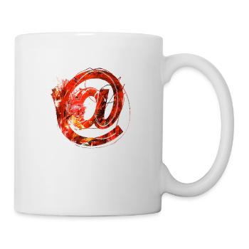 Internet email www drôle de mème grunge tech leters - Mug blanc - blanc - Droite
