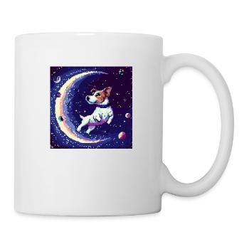 SpaceDog - Tasse - Weiß - Rechts