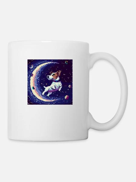 SpaceDog - Tasse - Weiß