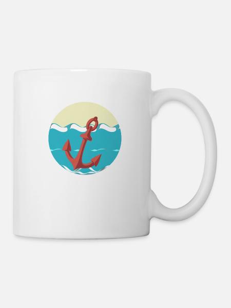 Anchor - Waves - Tasse - Weiß