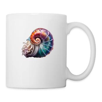 Der Nautilus wird auch Perlboot genannt - Tasse - Weiß - Rechts
