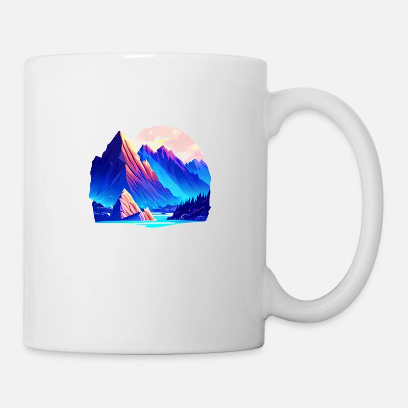 Berge Wandern Bergwanderer Bergwandern Wanderung - Tasse - Weiß