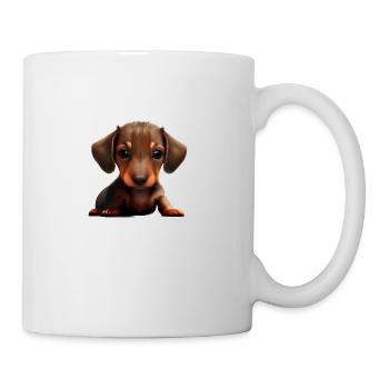 Hundehalter Hunde Dachshund Hund Dackelwelpe - Tasse - Weiß - Rechts