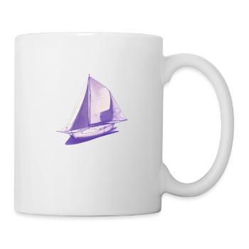 voilier voilier voilier voilier voilier voilier - Mug blanc - blanc - Droite