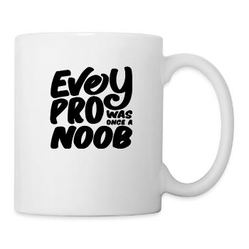 Chaque Pro était autrefois un Noob - Mug blanc - blanc - Droite