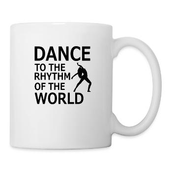 Dancing Dance Music - Tasse - Weiß - Rechts