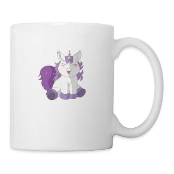 Kleines süßes Einhorn - Tasse - Weiß - Rechts