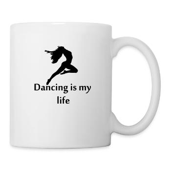 Dancing Dance Music - Mug - white - Right