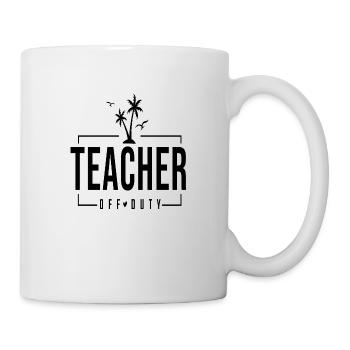 Enseignant en congé - Mug blanc - blanc - Droite