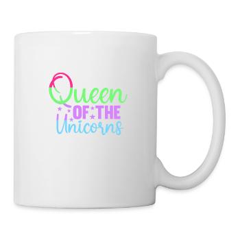 Queen of the Unicorns - Tasse - Weiß - Rechts