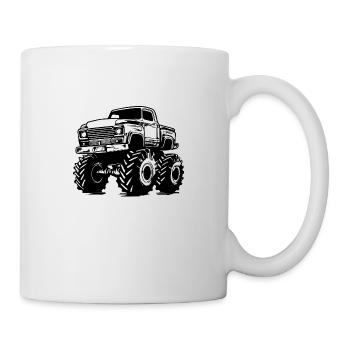 Monstertruck Monster Truck Liebhaber Fan - Tasse - Weiß - Rechts