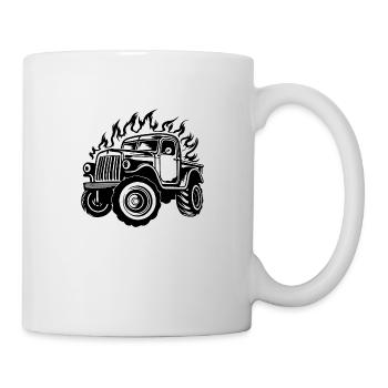 Monstertruck Monster Truck Liebhaber Fan - Tasse - Weiß - Rechts