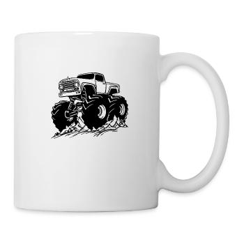 Monstertruck Monster Truck Liebhaber Fan - Tasse - Weiß - Rechts
