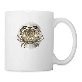 Krebs - Tasse - Weiß - Rechts
