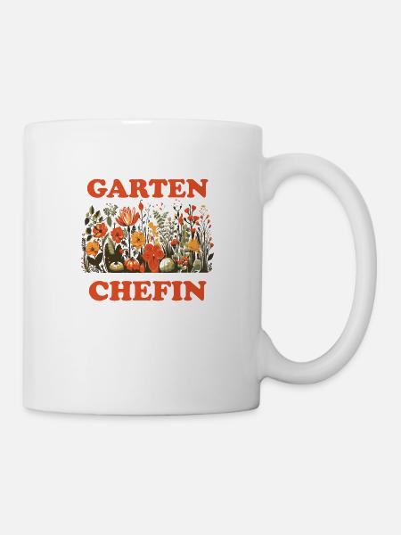 Garten Chefin - Tasse - Weiß