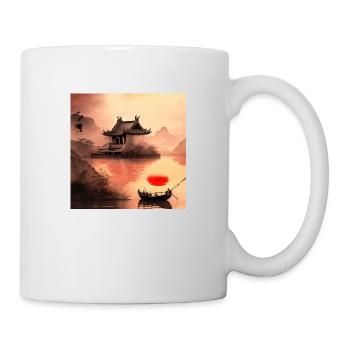 Japon Beautiful Artwork Design - Mug blanc - blanc - Droite