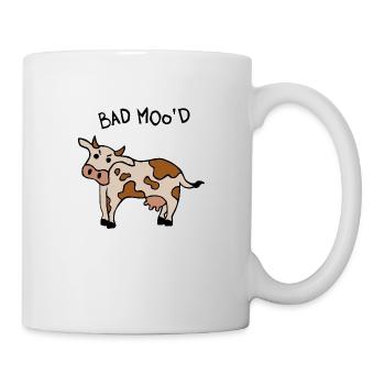 Schlechte Laune Kuh - Tasse - Weiß - Rechts
