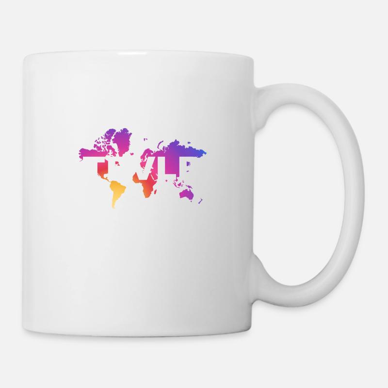 TRVLR (White Logo) - Tasse - Weiß