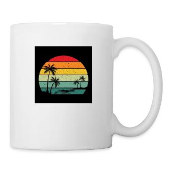 Retro Sunset - Mug - white - Right