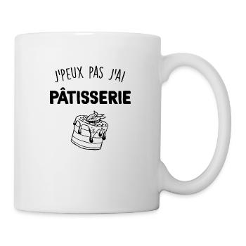Patisserie Cadeau Humour Papa ou Maman - Mug blanc - blanc - Droite