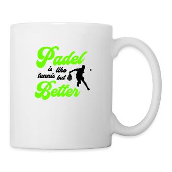 Padel Better - Mug blanc - blanc - Droite