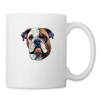 Bulldog dog breed - Mug - white - Right