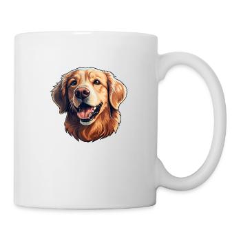 Golden Retriever Dog - Mug - white - Right