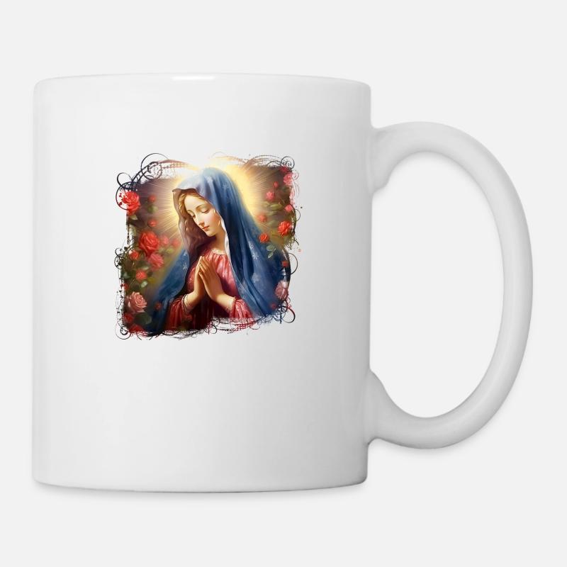 Sainte Marie Marie Vierge Marianne Vierge Marie Sainte - Mug blanc - blanc