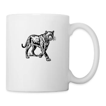 Panther Predator Jungle Wildcat - Mug - white - Right