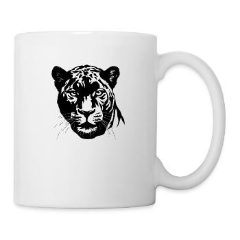 Panther Predator Jungle Wildcat - Mug blanc - blanc - Droite