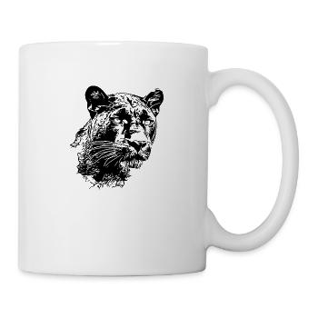 Panther Predator Jungle Wildcat - Mug - white - Right