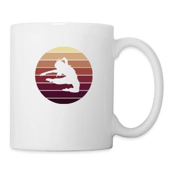 Dancing Dance Music - Tasse - Weiß - Rechts