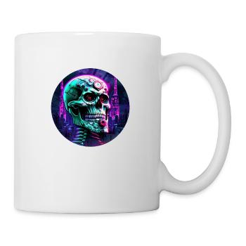 Cyberpunk Skull - Mug - white - Right