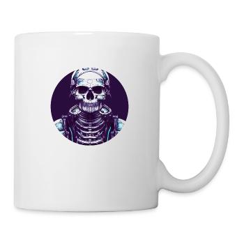 Squelette - Abstrait - Art - Mug blanc - blanc - Droite