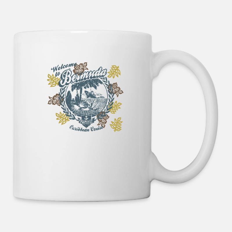 Bienvenue aux Bermudes - Mug blanc - blanc