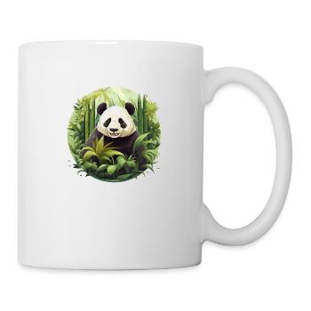 Panda's Paradise - Tasse - Weiß - Rechts