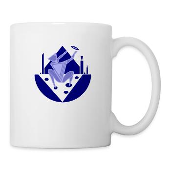 Appel. Un appel à une puissance supérieure - Mug blanc - blanc - Droite
