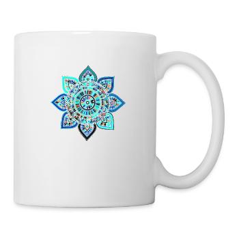 Mandala - Tasse - Weiß - Rechts