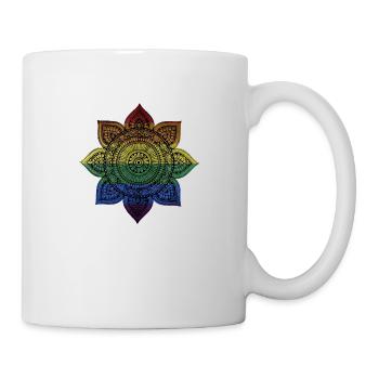 Mandala - Tasse - Weiß - Rechts