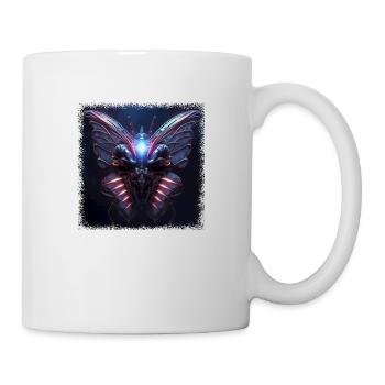 citation dictons vert génial monarque papillon cadeau - Mug blanc - blanc - Droite