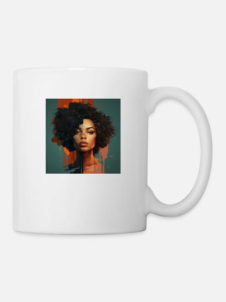 Beautiful Black Women Art - Tasse - Weiß