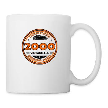 vintage 2000 - Mug blanc - blanc - Droite