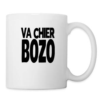 va chier bozo - Mug blanc - blanc - Droite