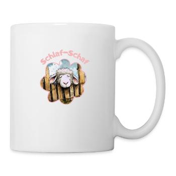 Schlaf-Schaf einfach zum Träumen - Tasse - Weiß - Rechts