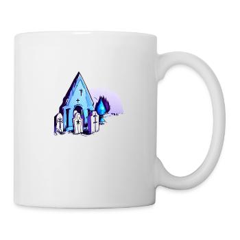 Friedhof Gruft Gräber Grab - Tasse - Weiß - Rechts